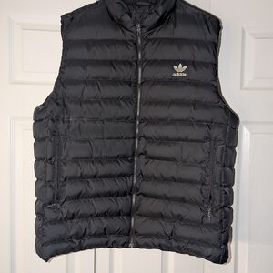 Adidas Men's Quilted Black Vest